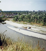 白川付近から見えるベロレチェンスク