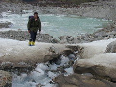 The tongue of Bashkara glacier 2
