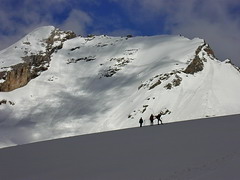 ジャンクアット氷河での積雪測定2