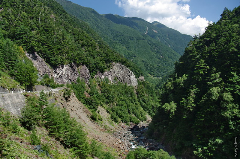 南アルプス林道と野呂川