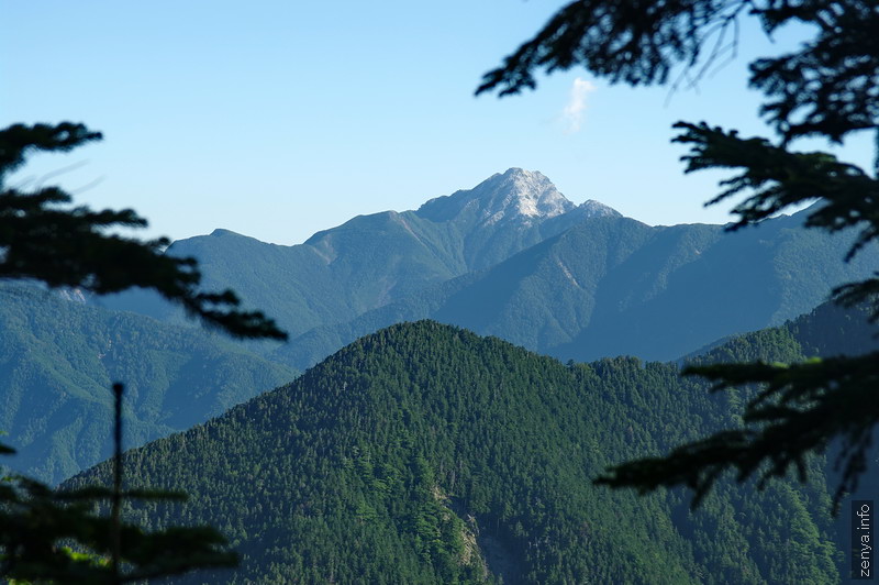 甲斐駒ケ岳の遠望