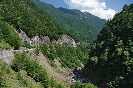 南アルプス林道と野呂川