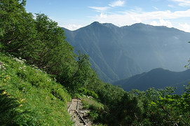 北岳から鳳凰山