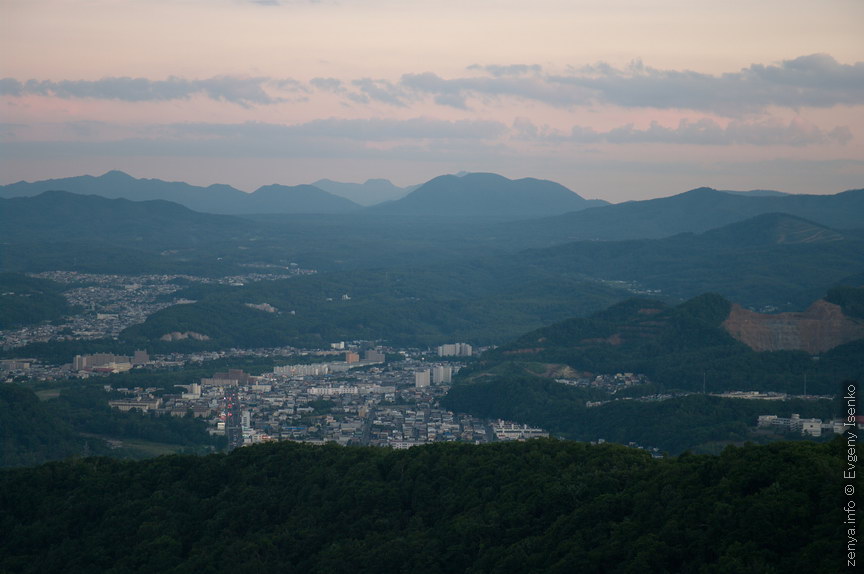 川沿や南沢の夕景