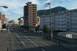 環状通と藻岩山