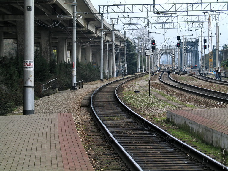 Железная дорога в Хосте