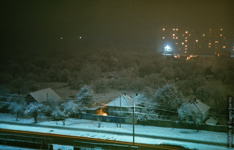 Зимний ночной Белореченск