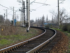The railway near Tuapse station