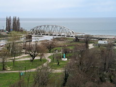 Railway bridge over Ashe river
