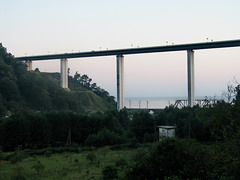 The highest road bridge in Russia