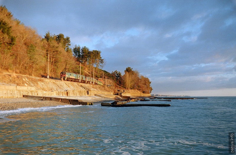 The Black Sea coast near Sochi