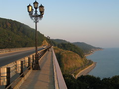 ズボヴァ峡谷大橋からの景色
